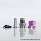 Mission Tips V2 Mini Nuke Style Drip Tip for dotMod dotAIO V1 / V2 Pod - Pink, SS + Aluminum