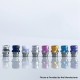 Mission Tips V2 Mini Nuke Style Drip Tip for dotMod dotAIO V1 / V2 Pod - Pink, SS + Aluminum