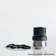 Monarchy Inverted Whistle Dama Style Drip Tip for BB / Billet / Boro AIO Box Mod - Black, Stainless Steel