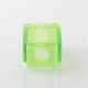 Monarchy Crown'Bo Style Boro Tank for SXK BB / Billet AIO Box Mod Kit - Translucent Green, PC