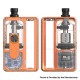 [Ships from Bonded Warehouse] Authentic VandyVape Pulse AIO V2 80W Boro Box Mod Kit - Orange, VW 5~80W, 1 x 18650, 6ml