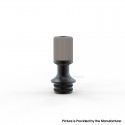 Authentic Auguse V3 510 Drip Tip for RTA / RDA / RDTA Atomizer - Black + Beige, SS + PEEK