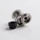 Authentic Advken Mad Hatter RTA Rebuildable Tank Atomizer - Silver, 2.0ml, 24mm Diameter