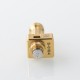 Psychomod Xcentred Style RBA Bridge for Billet / BB / Boro Mod - Gold, 5 PCS Air Pin 1.5 / 2.0 / 3.0 / 3.5 / 4.0mm