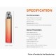 [Ships from Bonded Warehouse] Authentic Voopoo Argus G2 Mini Pod System Kit - Sunset Orange, 1200mAh, 3ml, 0.7ohm