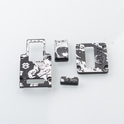 Mission XV Astro Rockets LE Style Inner Plate Set for Astro Style Evolv DNA60 Boro Box Mod - Black