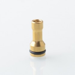 Mission XV Style RDL 510 Drip Tip for RDA / RTA / RDTA Atomizer - Gold, Stainless Steel