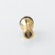 Mission XV Style RDL 510 Drip Tip for RDA / RTA / RDTA Atomizer - Gold, Stainless Steel