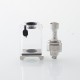 Authentic Ambition Mods STRIX RBA Boro Tank Kit for Billet / BB / Boro Mod - Silver, 5 PCS Air Pin 1.0, 2.0, 2.5, 3.0, 3.5mm