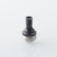 SXK Monarchy Rook Style MTL Drip Tip for BB / Billet / Boro AIO Box Mod - Black, POM + Stainless Steel