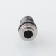 SXK Monarchy Rook Style MTL Drip Tip for BB / Billet / Boro AIO Box Mod - Black, POM + Stainless Steel