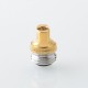 Monarchy Inverted Whistle Dama Style Drip Tip for BB / Billet / Boro AIO Box Mod - Gold, Stainless Steel