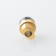 Monarchy Inverted Whistle Dama Style Drip Tip for BB / Billet / Boro AIO Box Mod - Gold, Stainless Steel