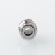 Monarchy Inverted Whistle Dama Style Drip Tip for BB / Billet / Boro AIO Box Mod - Black, Stainless Steel