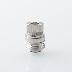 Monarchy Inverted Whistle Dama Style Drip Tip for BB / Billet / Boro AIO Box Mod - Silver, Stainless Steel