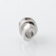 Monarchy Inverted Whistle Dama Style Drip Tip for BB / Billet / Boro AIO Box Mod - Silver, Stainless Steel