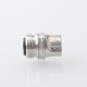 Monarchy Inverted Whistle Dama Style Drip Tip for BB / Billet / Boro AIO Box Mod - Silver, Stainless Steel