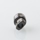 Monarchy Inverted Whistle MNCH Style Drip Tip for BB / Billet / Boro AIO Box Mod - Black, Stainless Steel