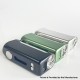 Stratum V6S Style DNA 60W VW Box Mod - Green, SS + Aluminum, 1~60W, 1 x 18650, Evolv DNA60 Chipset