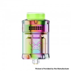 [Ships from Bonded Warehouse] Authentic Hellvape Dead Rabbit 3 RTA Atomizer - Rainbow, 5.5ml, 2024 Edition, 25mm Diameter