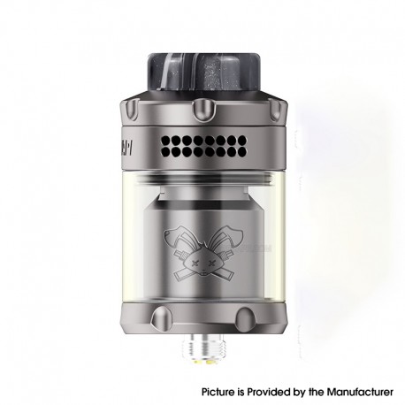 [Ships from Bonded Warehouse] Authentic Hellvape Dead Rabbit 3 RTA Atomizer - Gun Metal, 5.5ml, 2024 Edition, 25mm Diameter