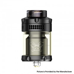 [Ships from Bonded Warehouse] Authentic Hellvape Dead Rabbit 3 RTA Atomizer - Matte Black, 5.5ml, 2024 Edition, 25mm Diameter