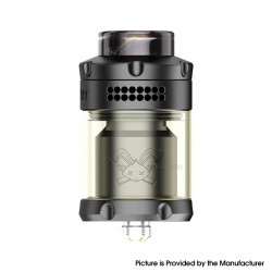 [Ships from Bonded Warehouse] Authentic Hellvape Dead Rabbit 3 RTA Atomizer - Matte Full Black, 5.5ml, 2024 Edition, 25mm Dia