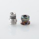 Mission Tips V2 Mini Nuke Style Drip Tip for dotMod dotAIO V1 / V2 Pod - Blueing, SS + Titanium