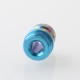 Authentic MK MODS Ti-type2 Drip Tip + Button Set for dotMod dotAIO V1 / V2 Pod - Rainbow, Titanium Alloy