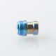 Authentic MK MODS Ti-type2 Drip Tip + Button Set for dotMod dotAIO V1 / V2 Pod - Rainbow, Titanium Alloy