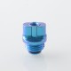 Authentic MK MODS Titanium TA Integrated Drip Tip Set for BB / Billet / Boro AIO Box Mod - Blue, 4 PCS Mouthpiece