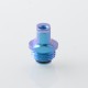 Authentic MK MODS Titanium TA Integrated Drip Tip Set for BB / Billet / Boro AIO Box Mod - Blue, 4 PCS Mouthpiece