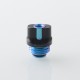 Authentic MK MODS Titanium TA Integrated Drip Tip Set for BB / Billet / Boro AIO Box Mod - Blue, 4 PCS Mouthpiece