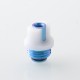 Authentic MK MODS Titanium TA Integrated Drip Tip Set for BB / Billet / Boro AIO Box Mod - Blue, 4 PCS Mouthpiece