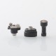 Authentic Ambition Mods STRIX RBA Boro Tank Kit for Billet / BB / Boro Mod - Black, 5 PCS Air Pin 1.0, 2.0, 2.5, 3.0, 3.5mm