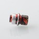 Authentic MK MODS TB Boro Drip Tip and Button for VandyVape Pulse AIO V2 80W Boro Box Mod Kit - Red Galaxy