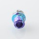 Authentic MK MODS TB Boro Drip Tip and Button for VandyVape Pulse AIO V2 80W Boro Box Mod Kit - Blue Galaxy