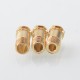 Monarchy MOBB MS Scepter Poker Style RBA Bridge for Billet / BB / Boro Mod - Gold, Air Pin 2.5 / 3 / 3.5 / 4mm