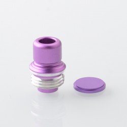 Authentic MK MODS TB Boro Drip Tip and Button for VandyVape Pulse AIO V2 80W Boro Box Mod Kit - Purple