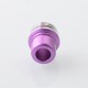 Authentic MK MODS TB Boro Drip Tip and Button for VandyVape Pulse AIO V2 80W Boro Box Mod Kit - Purple