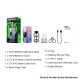 [Ships from Bonded Warehouse] Authentic Vaporesso GEN MAX Mod Kit With iTank T Atomizer 6ml - Gradient Purple, 5~220W, 2 x 18650