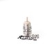 SXK Monarchy OST Old School Style MTL RTA Rebuildable Tank Atomizer - Silver, Air Pins 0.8 / 1.0 / 1.2 / 1.5 / 1.8mm, 22mm