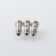 Monarchy OST Old School Style MTL RTA Rebuildable Tank Atomizer - Silver, Air Pins 1.0 / 1.2 / 1.5 / 1.8mm, 22mm