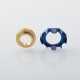 Replacement Decorative Ring Set for Monarchy Mobb MS Scepter LOTR Style RBA Bridge - Blue + Gold, Stainless Steel + Titanium