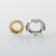 Replacement Decorative Ring Set for Monarchy Mobb MS Scepter LOTR Style RBA Bridge - Silver + Gold, Stainless Steel + Titanium