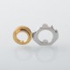 Replacement Decorative Ring Set for Monarchy Mobb MS Scepter LOTR Style RBA Bridge - Silver + Gold, Stainless Steel + Titanium