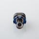 Monarchy Mobb MS Scepter LOTR Style RBA for Billet / Boro - Blue + Black, Titanium + SS, 4 PCS Air Pin 2.5 / 3 / 3.5 / 4.0mm