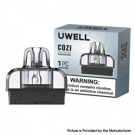 [Ships from Bonded Warehouse] Authentic Uwell COZI Replacement Pod Cartridge - 6ml, 0.6ohm (1 PC)