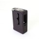 SXK MNCH Critival Q-Bot Style Boro Box Mod - Black, VW 5~60W, 1 x 18650, Compatible with BB / Billet Boro RBA / Tank