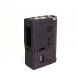 SXK MNCH Critival Q-Bot Style Boro Box Mod - Black, 5~60W, Compatible with BB / Billet Boro RBA / Tank, Laser Carving